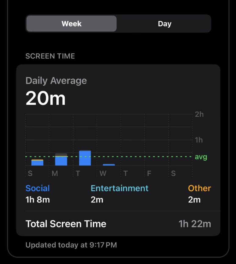 App screen